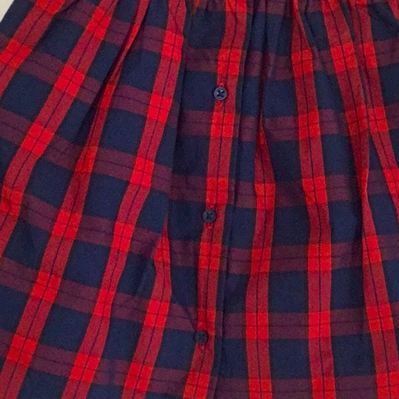 Janie & Jack Red/Navy Checkered Dress. Holiday, Easter, Special Occasion Dress. - Picture 9 of 11